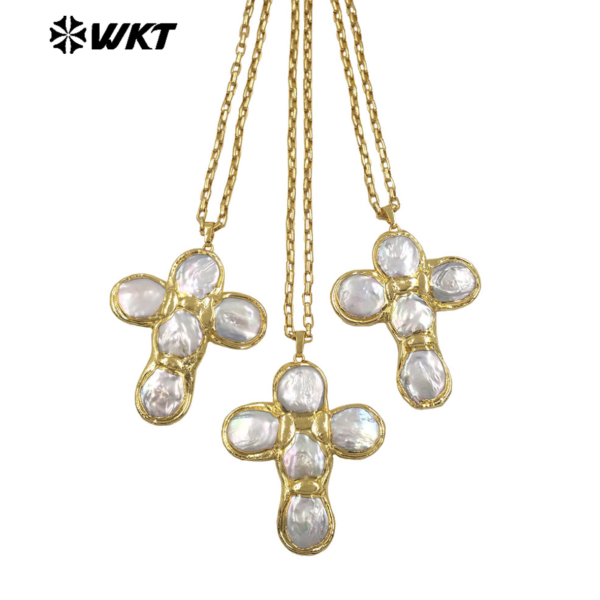 WT-JN349 Newest Design Natural - Pearl Trim Chain recension och pris